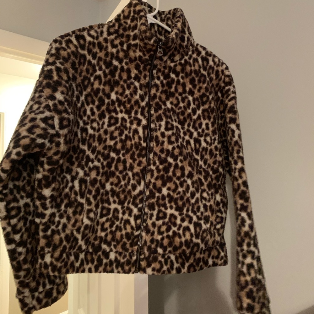 Cropped Sherpa jacket